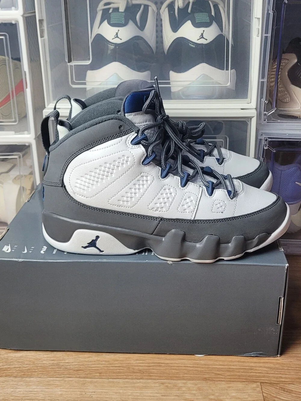 jordan 9 flint grey Size 5.5 Y Boys